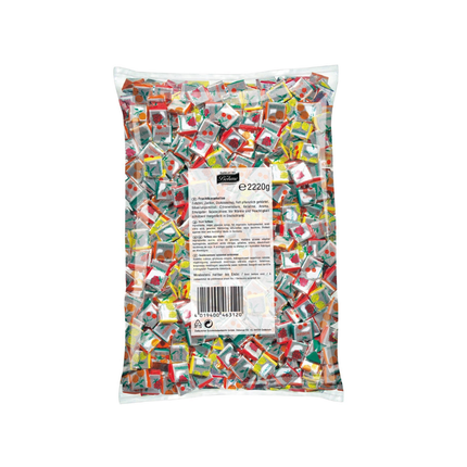 Böhme Fruchtkaramellen, 2220-g-Beutel mit bunt verpackten Bonbons