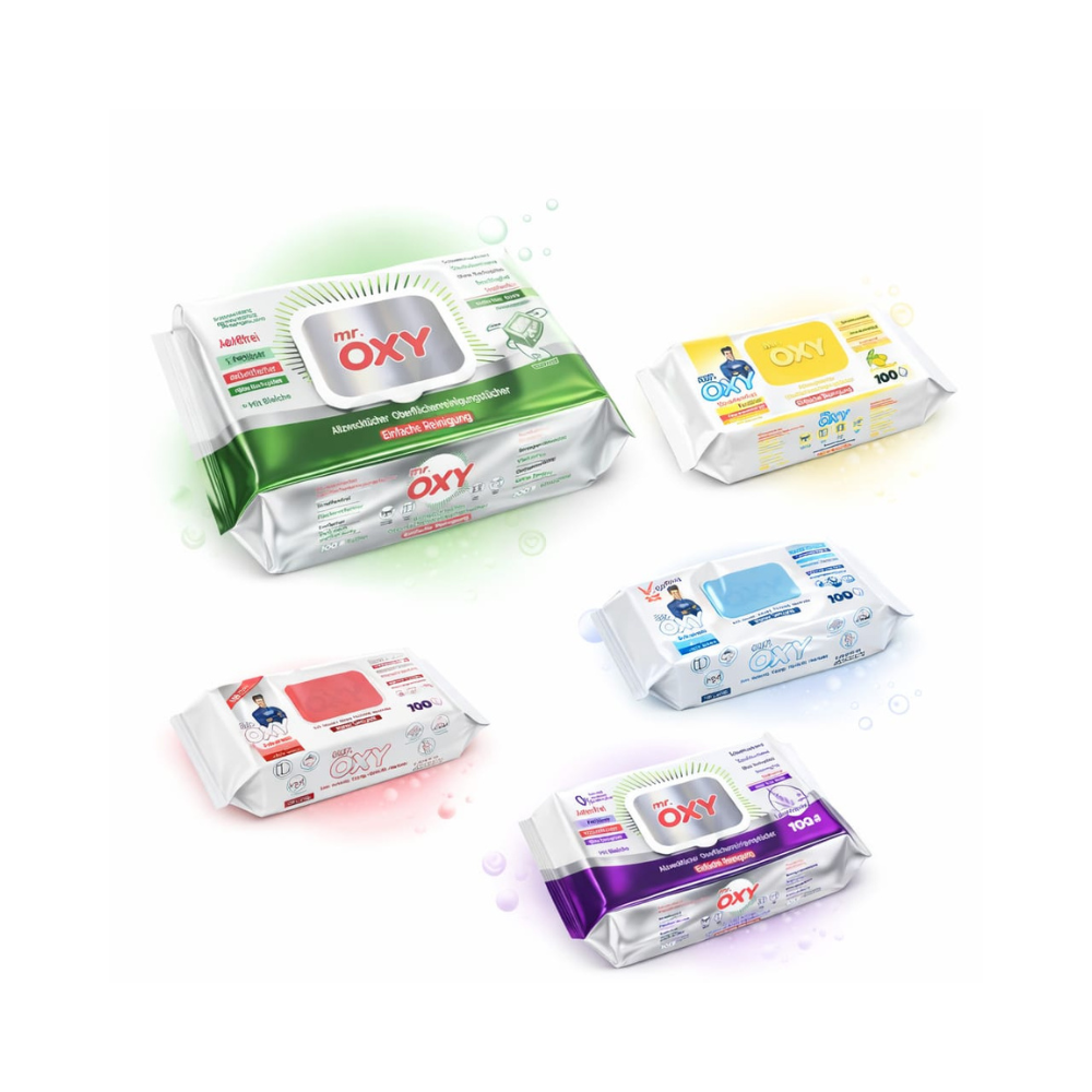 Mr. Oxy Allzweckreiniger - Mr. Oxy Allzweckreiniger 100 Tücher Packung