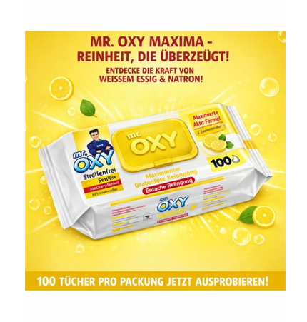 Mr. Oxy Allzweckreiniger - 100 Tücher Packung