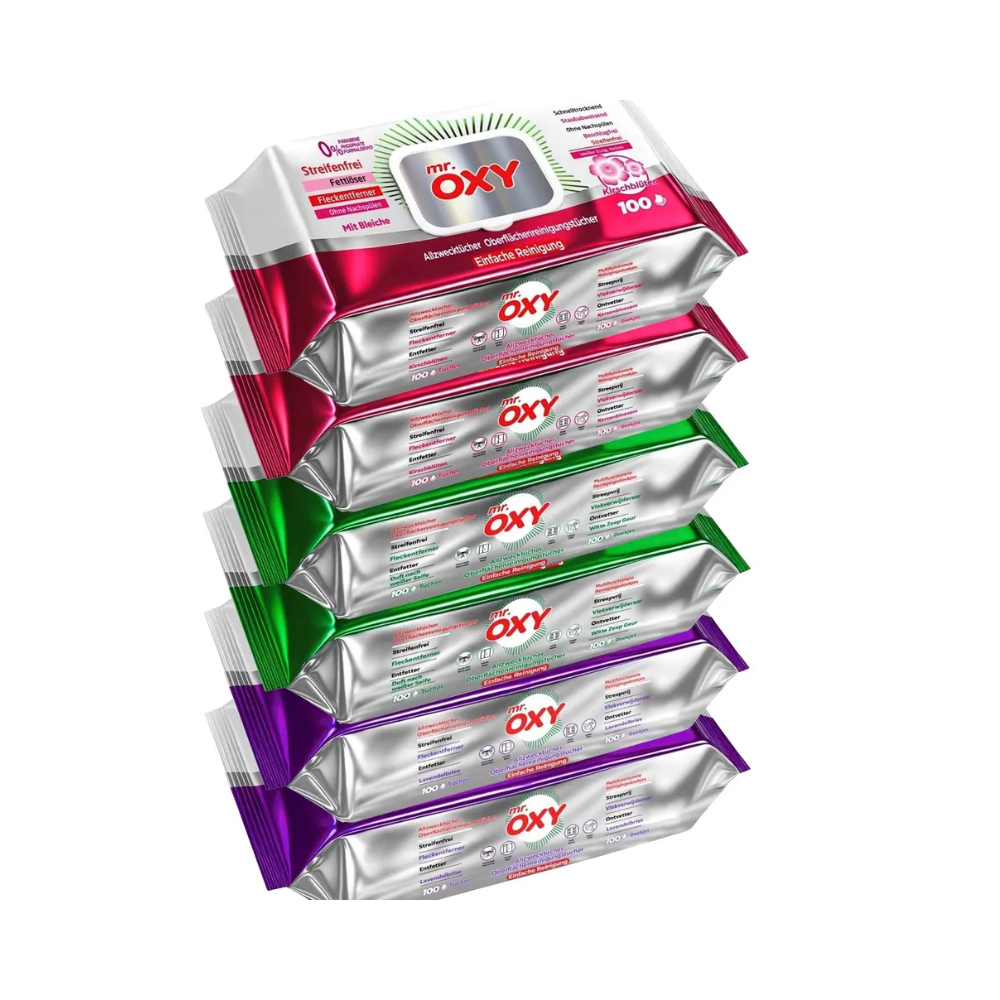 Mr. Oxy Allzweckreiniger - Mr. Oxy Allzweckreiniger 100 Tücher Packung