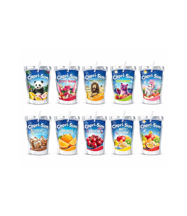 Capri-Sun - verschiedene Geschmäcker