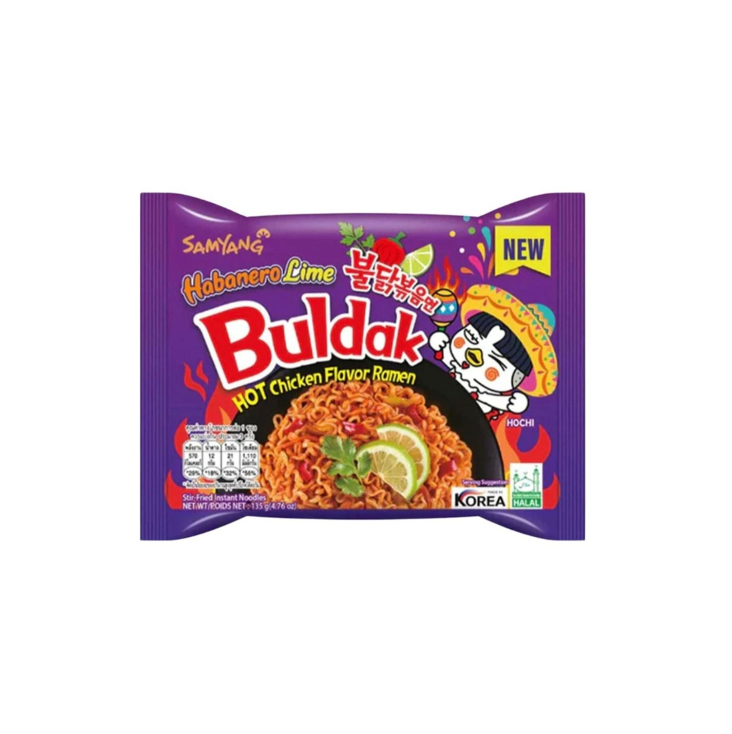 Samyang Buldak Habanero Lime 5x135g
