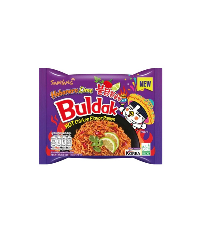 Samyang Buldak Habanero Lime 5x135g