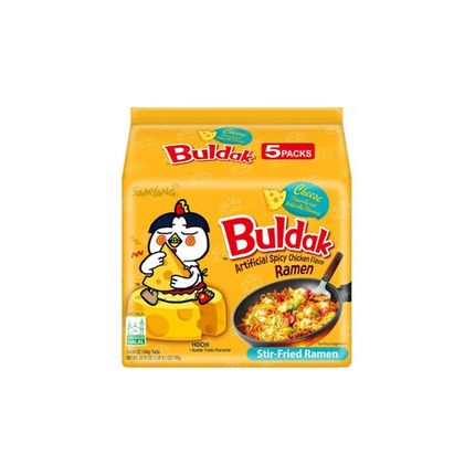 Buldak Cheese instant ramen, 5-pack pouch
