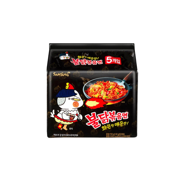 Samyang Buldak Hot Chicken 5x140g MHD 12/26