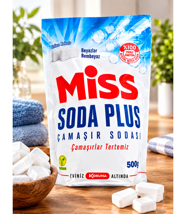 Waschsoda-Beutel „Miss Soda Plus“ (500 g)