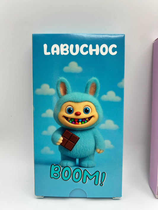 LABUCHOC 75g- gefüllt mit Haselnusscreme und Knisterzucker