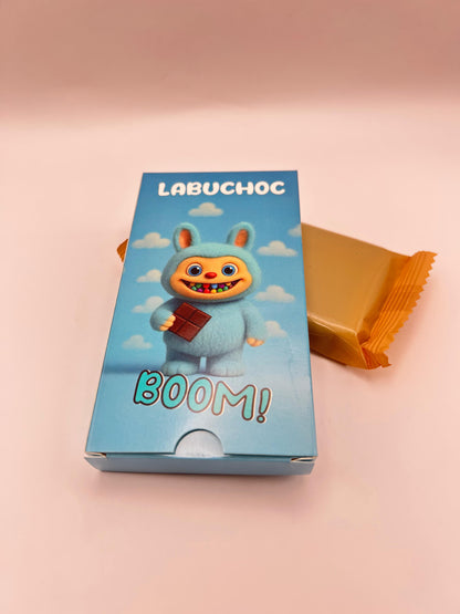LABUCHOC 75g- gefüllt mit Haselnusscreme und Knisterzucker