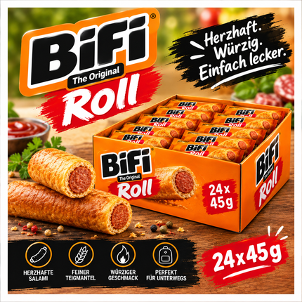 BIFI Carazza 3x40g oder BIFI Roll 24x45g