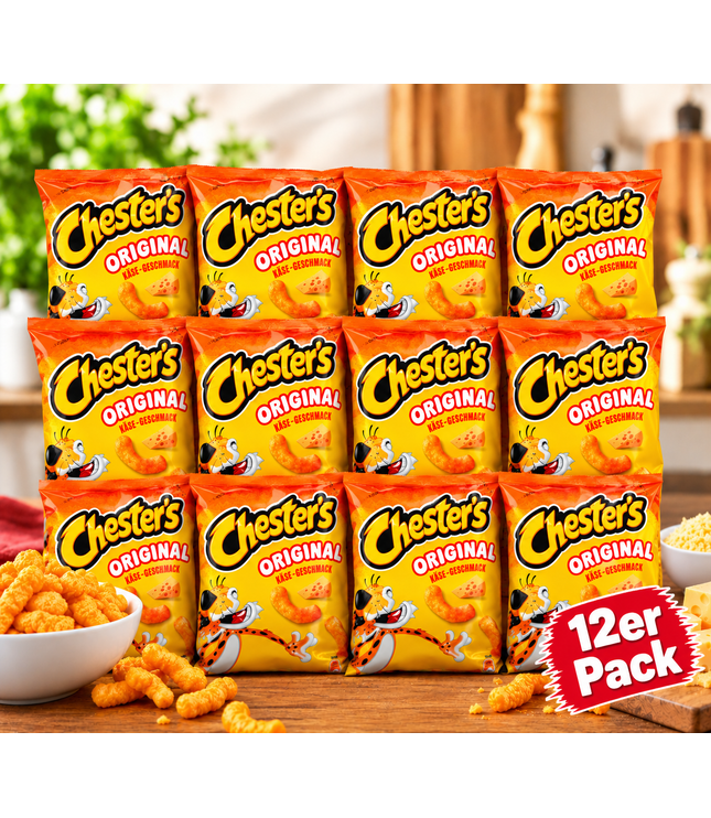 Chester's Chips 12er-Pack: Tüten „Original“ (Käse)