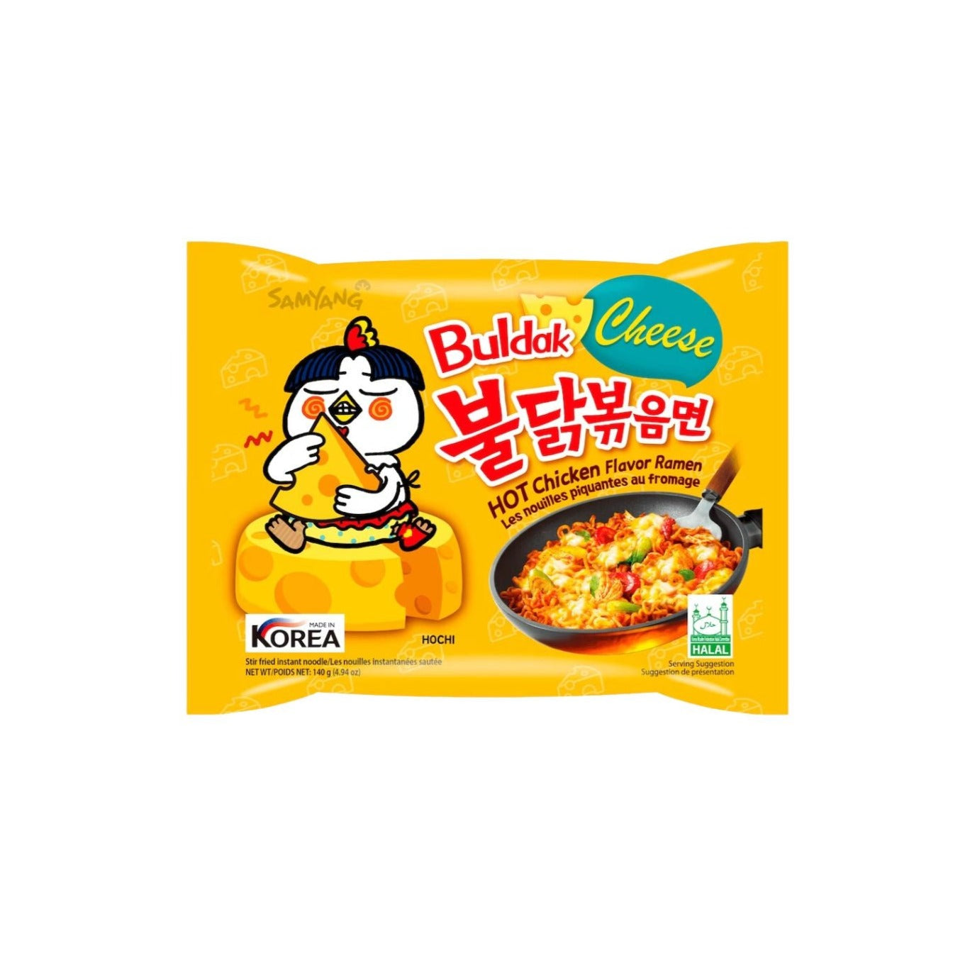 Samyang Buldak Cheese 140g MHD 02/25