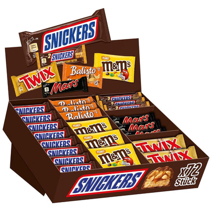 Mars, Snickers, Balisto & mehr Mixed Schokoriegel Box 72er